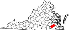 Sussex County map