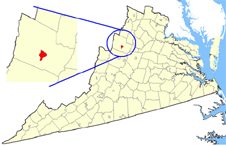 City of Harrisonburg map