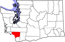 Cowlitz map