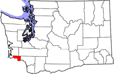 Wahkiakum map