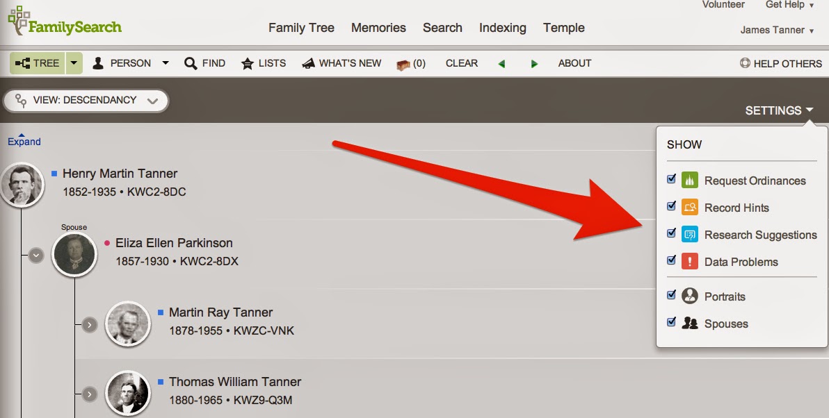 views in family tree 7